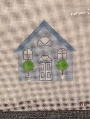 Cottage - Blue &amp; White with stitchguide