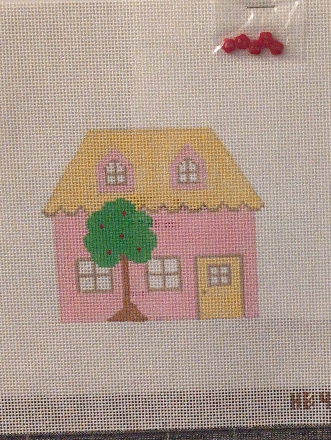 Cottage - Pink &amp; Yellow with stitchguide