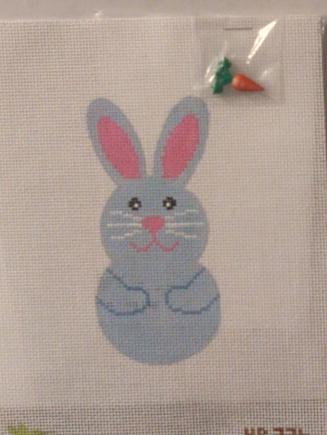 Bunny Smiles - Blue with stitchguide
