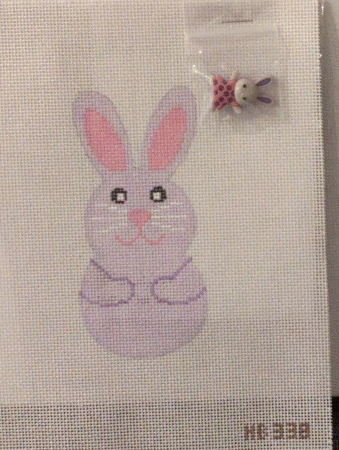 Bunny Smiles - Lavender with stitchguide