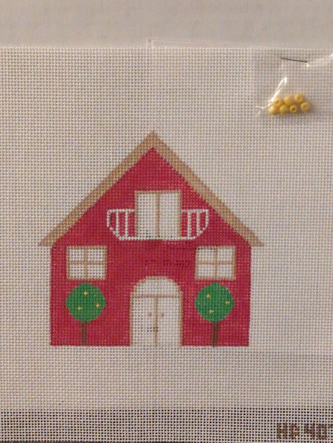 Cottage - Red  with stitchguide