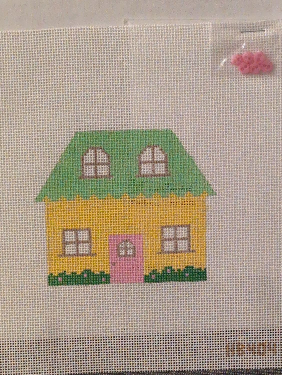 Cottage - Yellow &amp; Green  with stitchguide