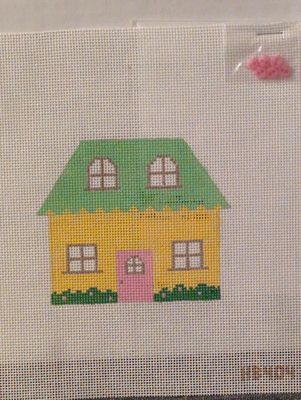 Cottage - Yellow &amp; Green  with stitchguide