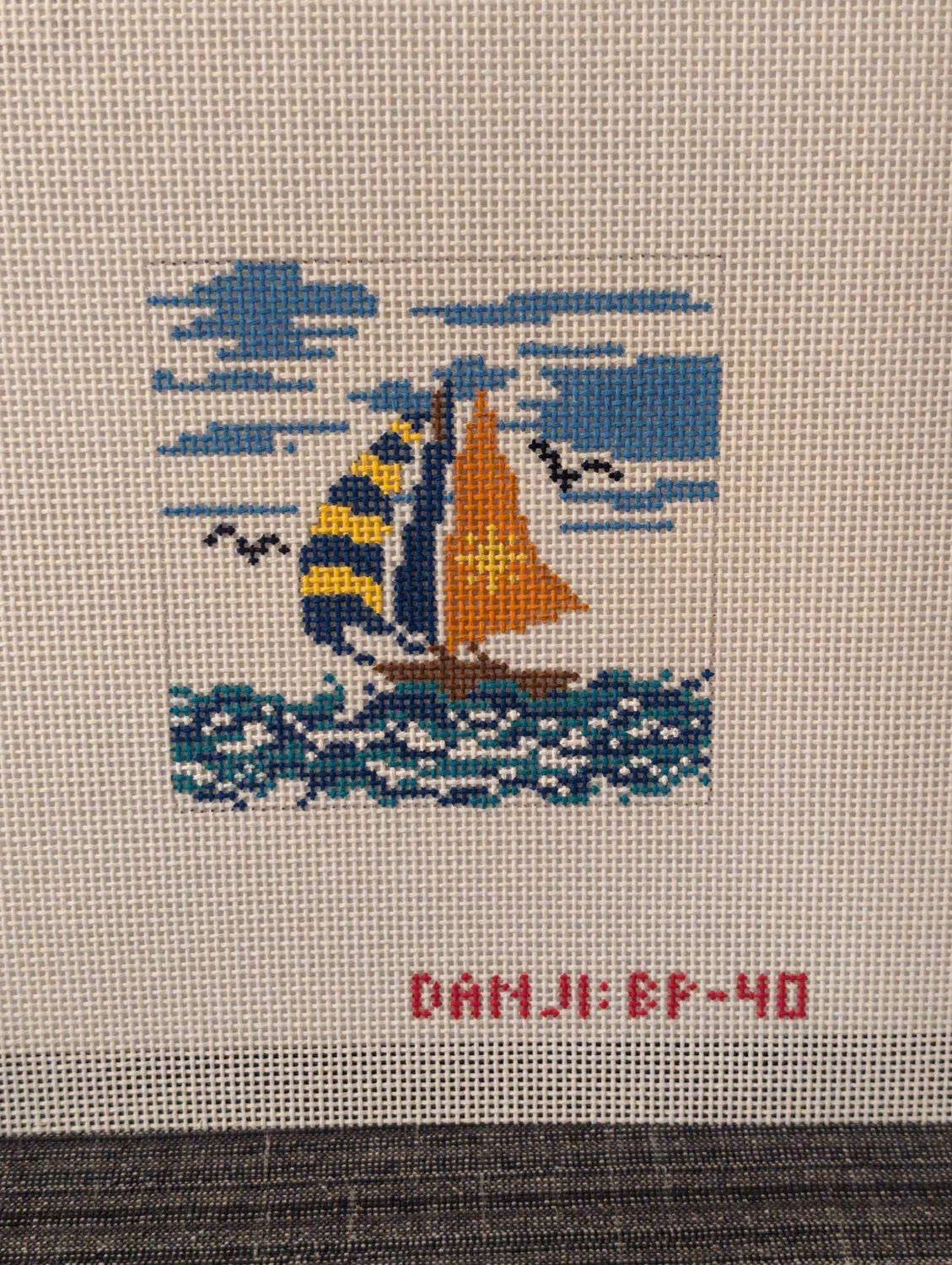 Sailboat on 13 Mesh