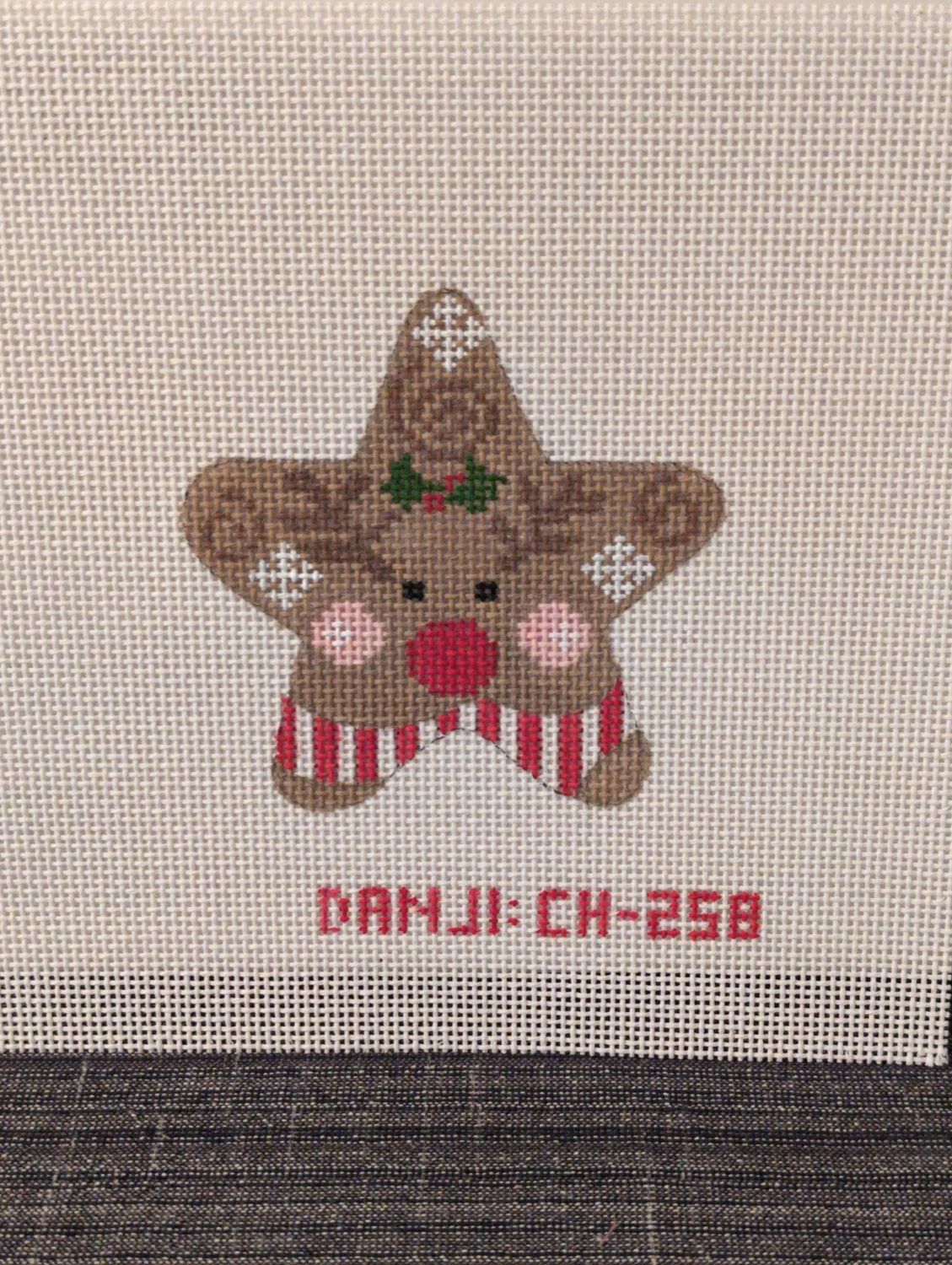 Red Striped Reindeer Star on 13M