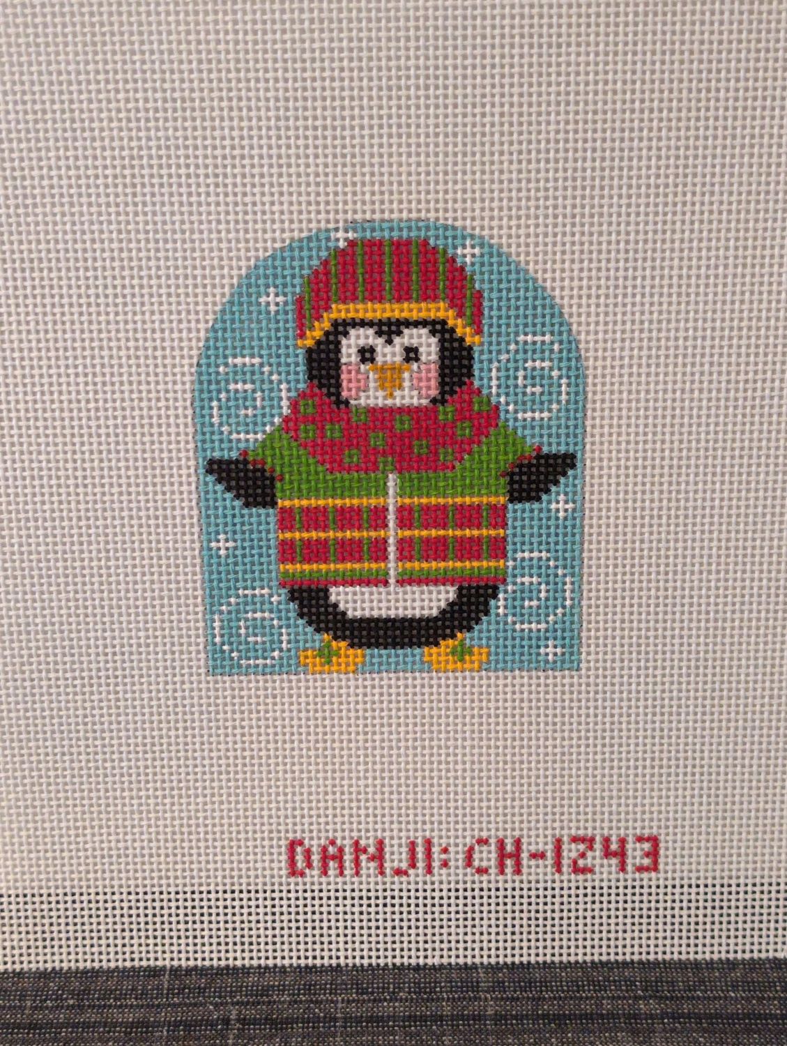 Penguin Ornament - Squares Sweater