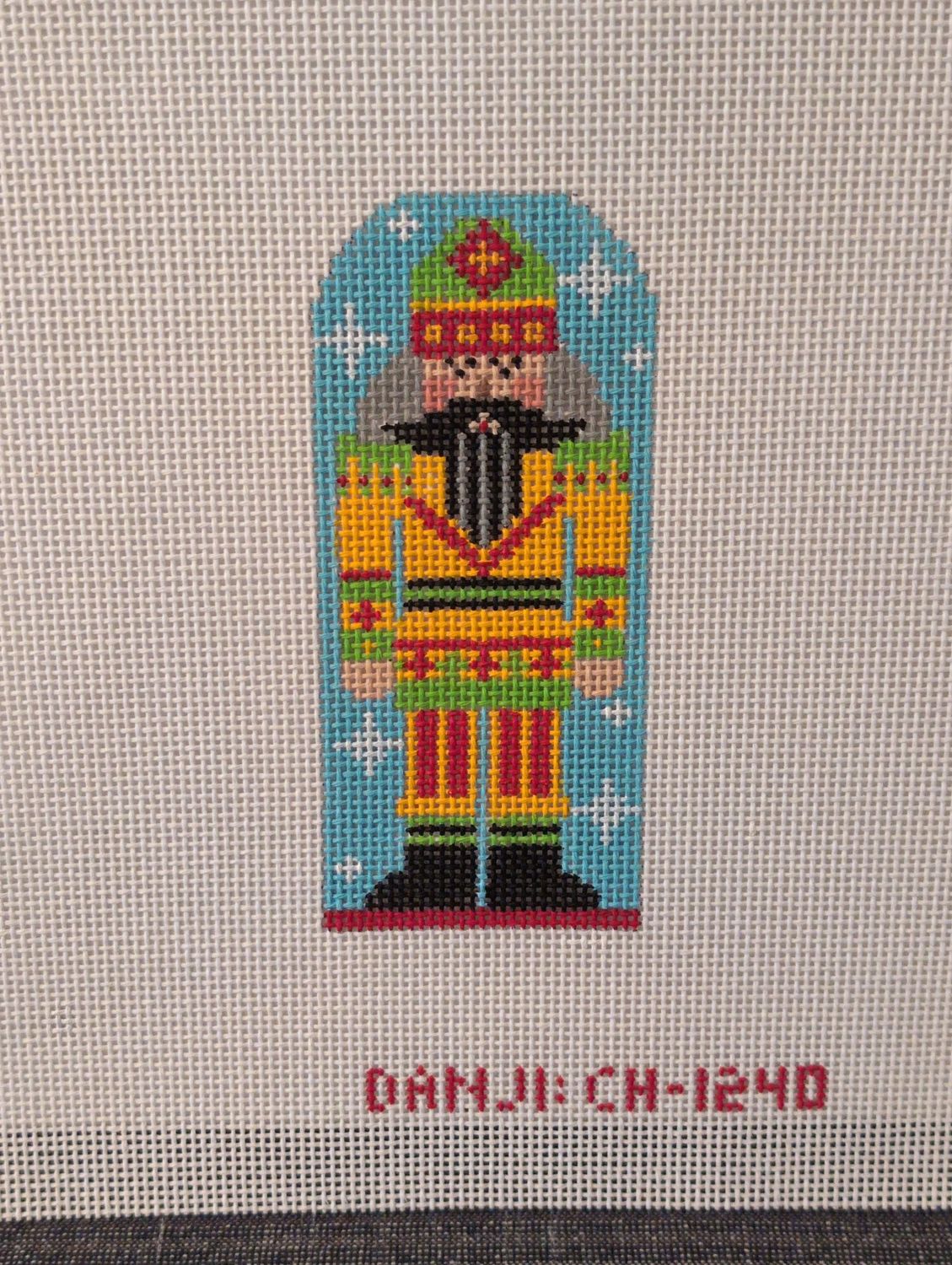 Yellow Nutcracker Ornament, Yellow Pants
