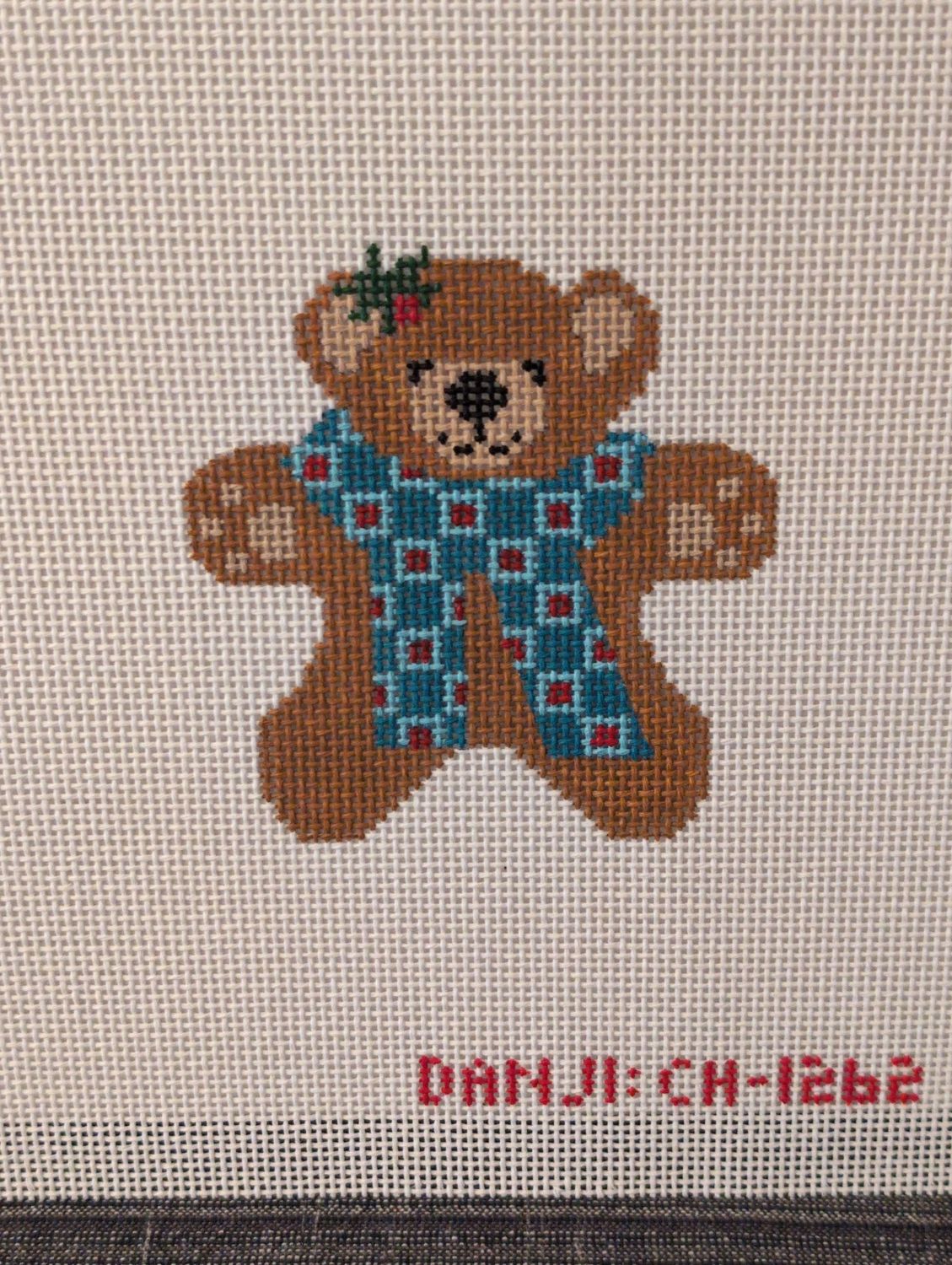 Teddy Bear Ornament -  Boxed Scarf