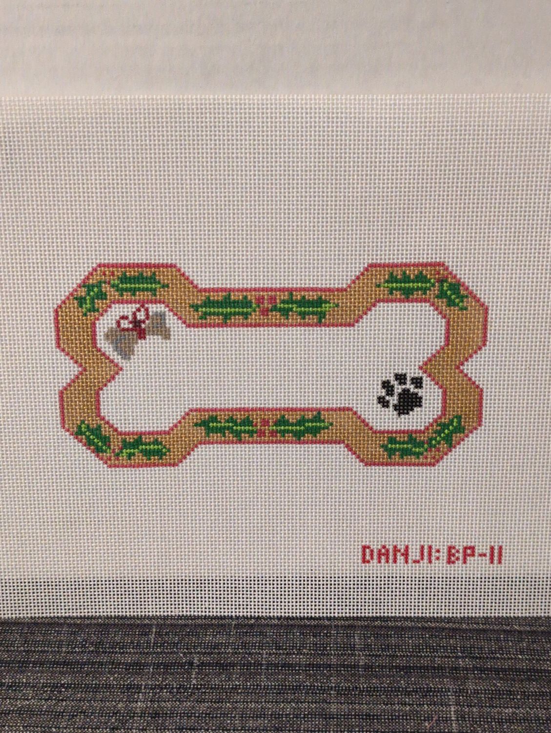 Holly Bone Ornament