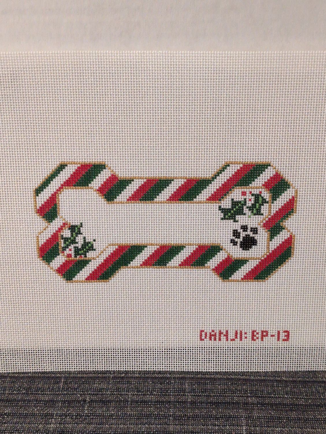 Christmas Stripes Bone