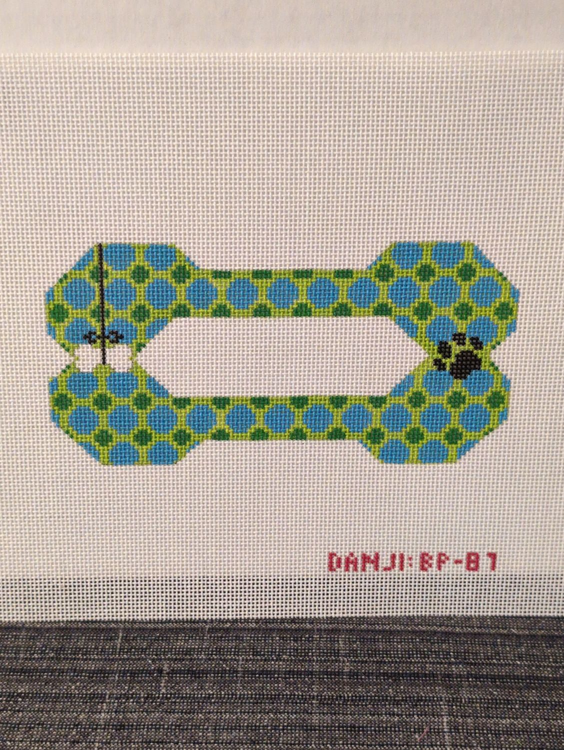 Dog Bone - Paw &amp; Bone - Blue and Green