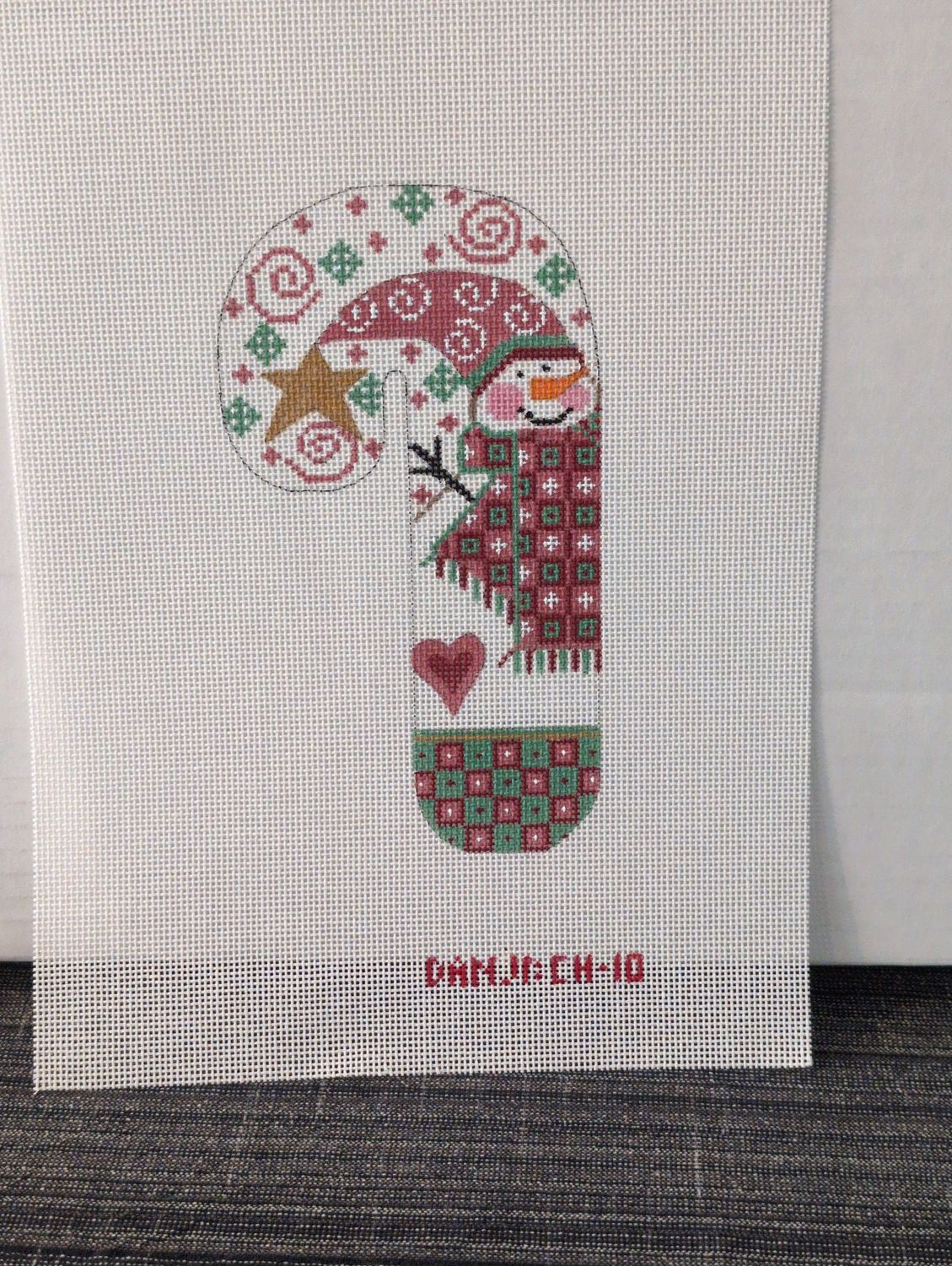 Snowman Candy Cane