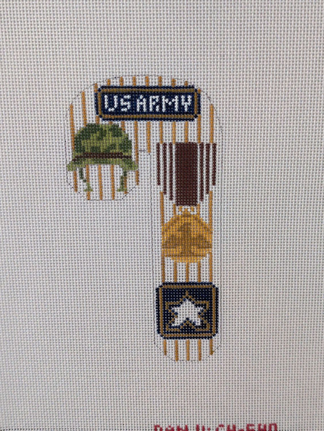 US Army Candy Cane