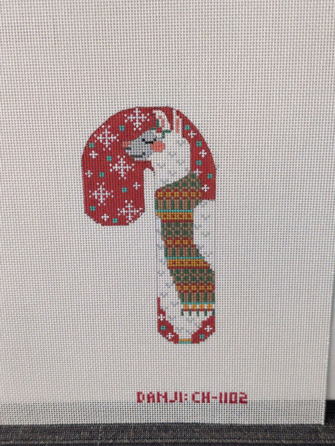 Red Llama Candy Cane