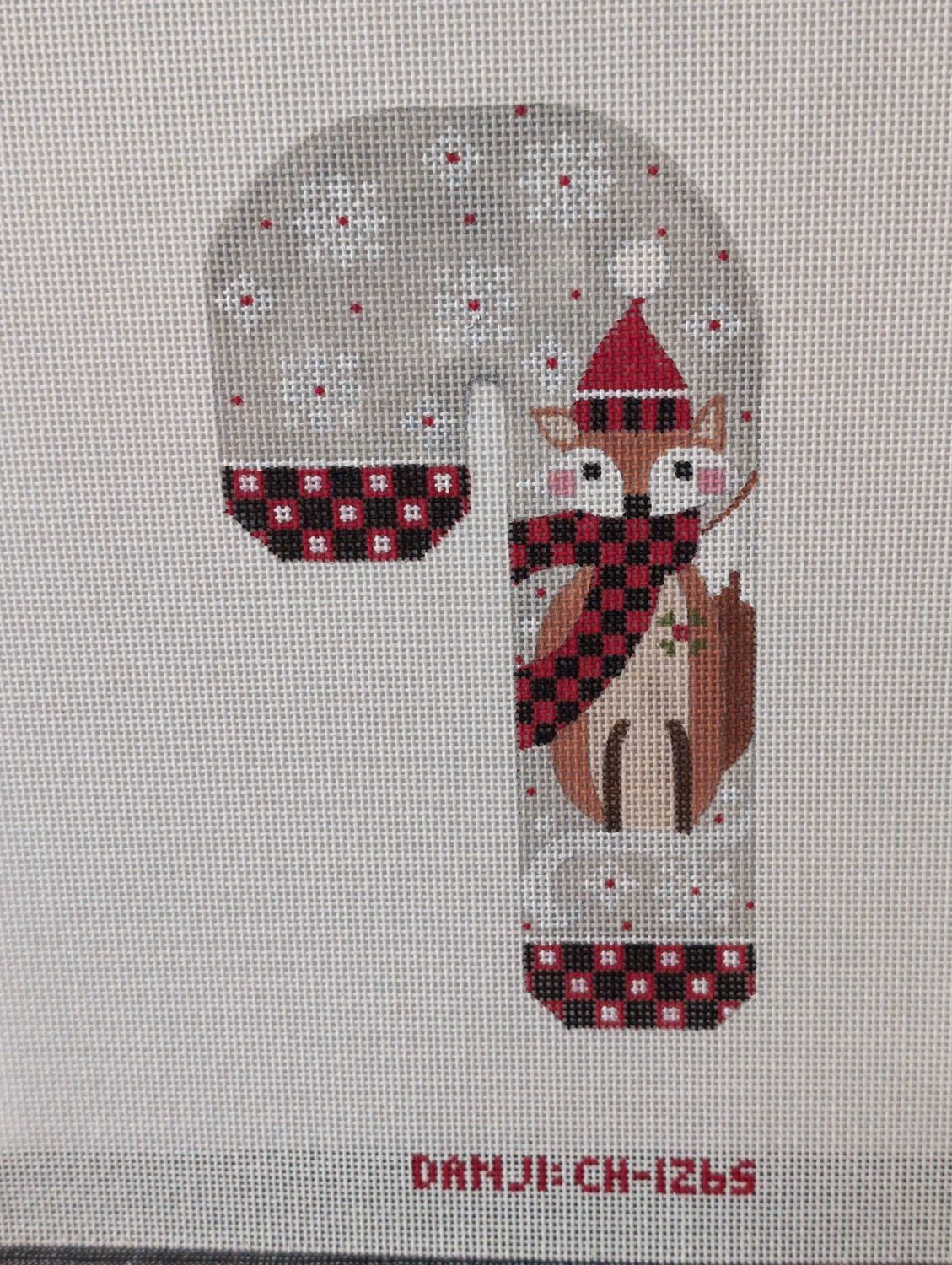 Woodland Creatures Candy Cane - Fox