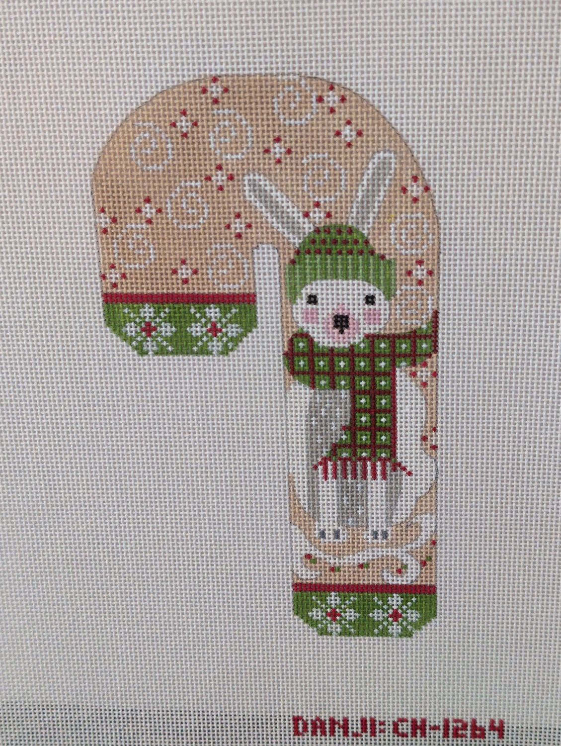 Woodland Creatures Candy Cane - Rabbit