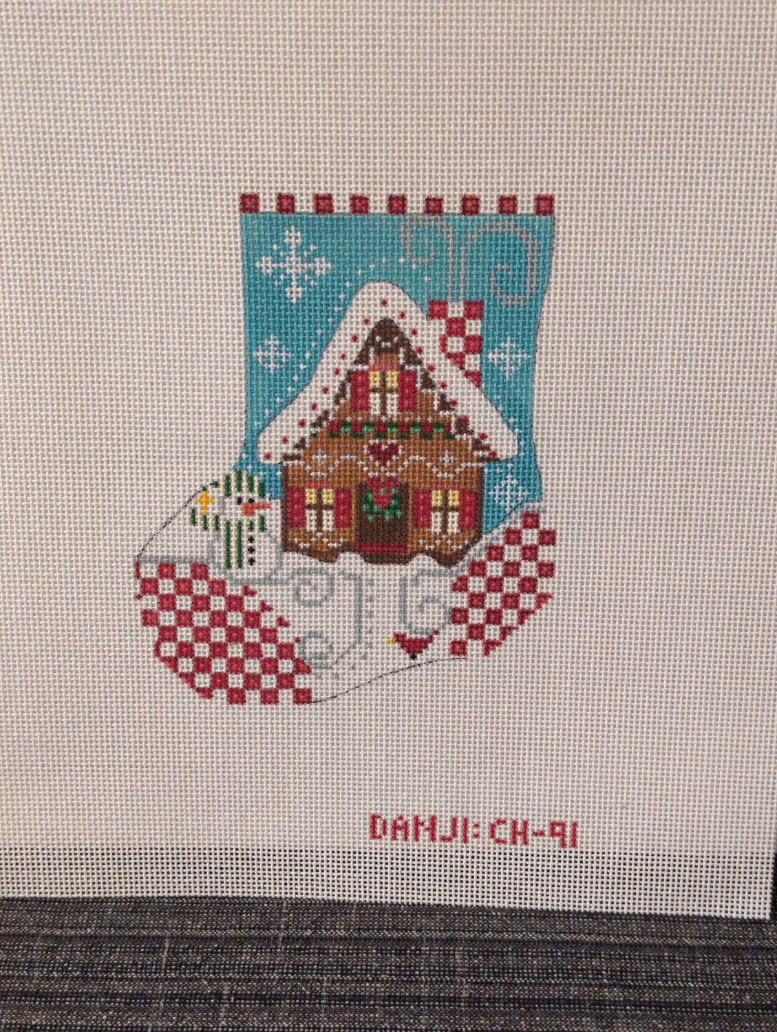 Gingerbread House Mini Stocking