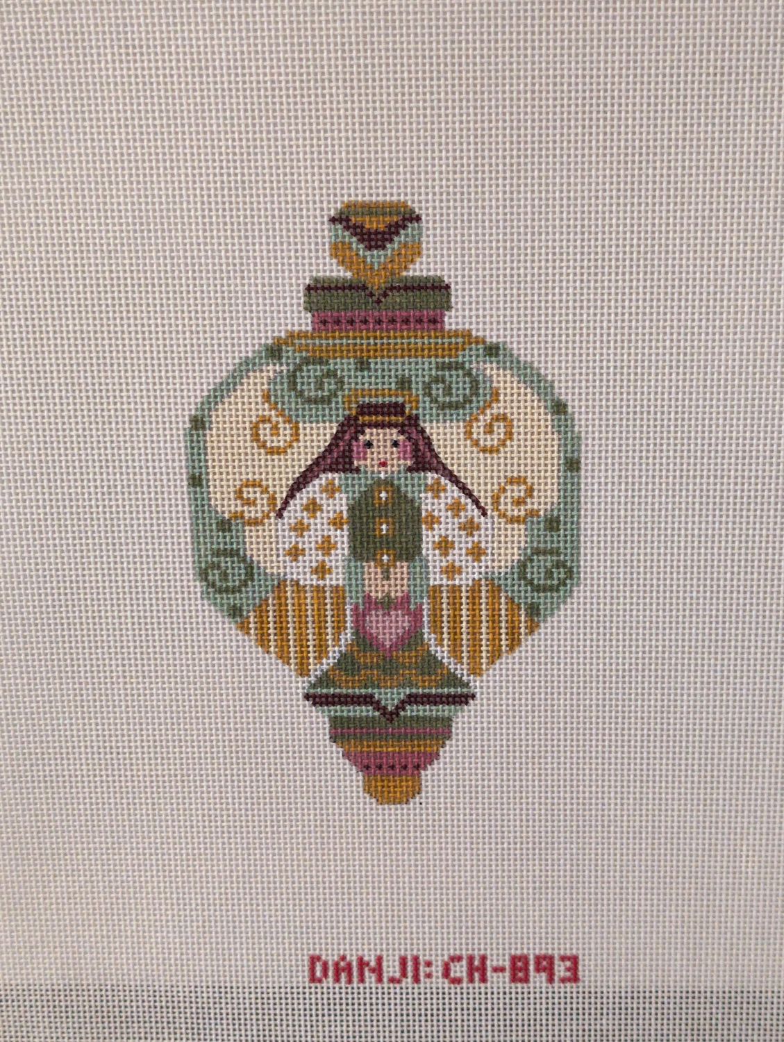 Green Angel Ornament