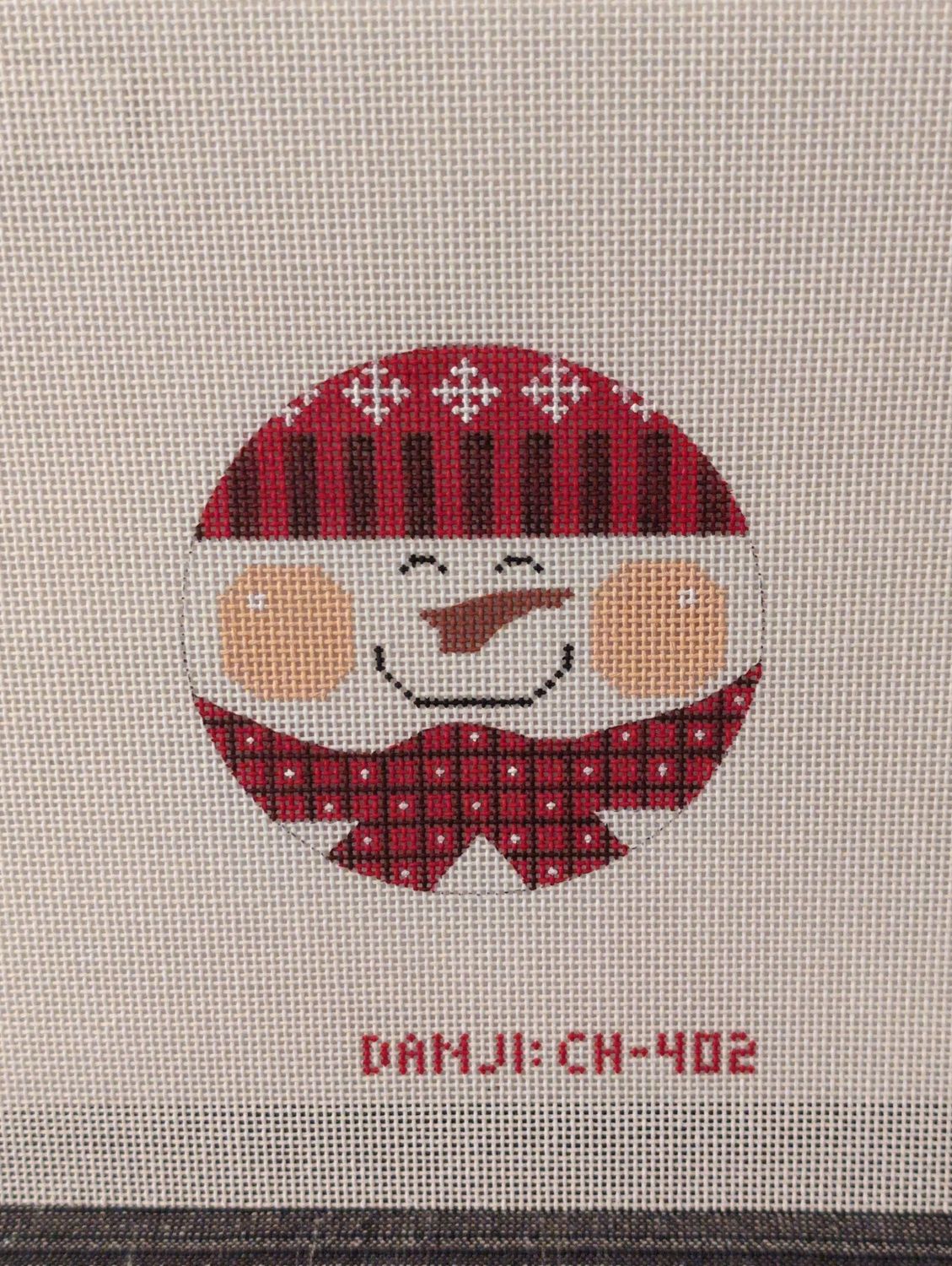 Red Snowman Ornament