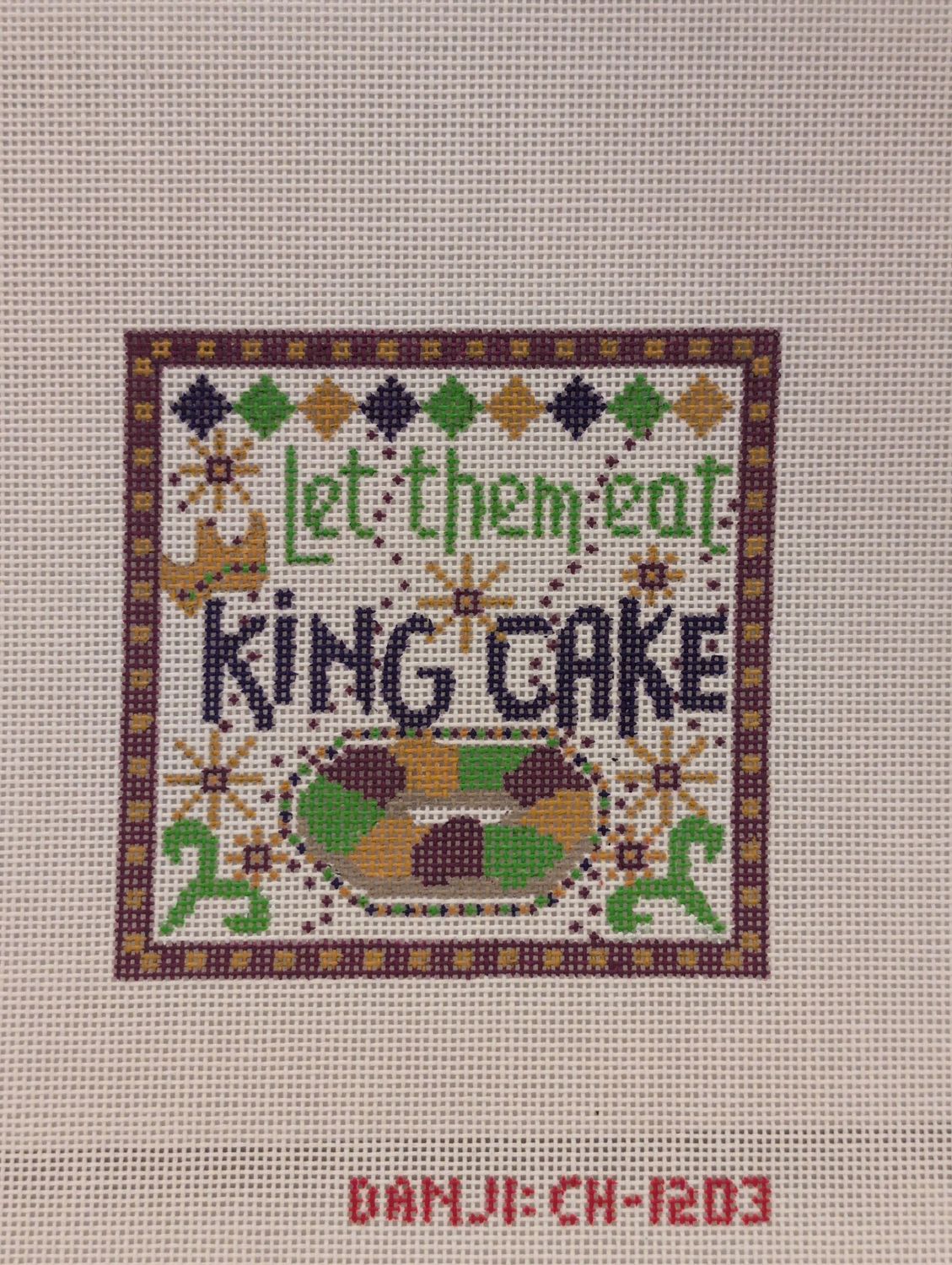 Let Them Eat King Cake Square