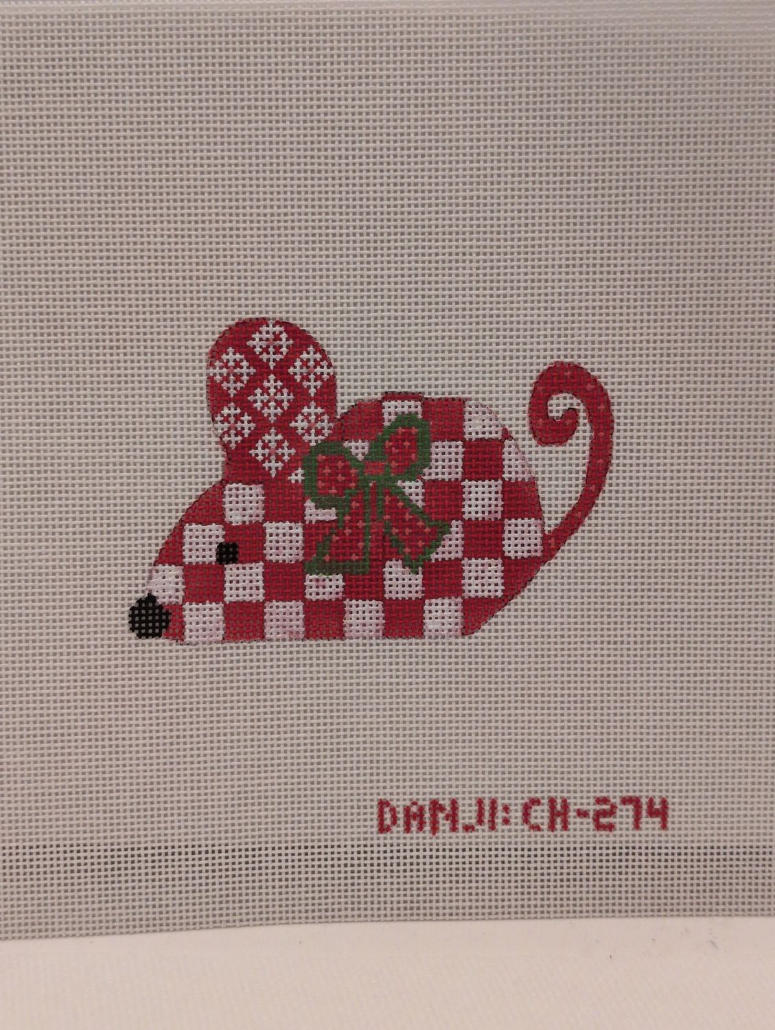 Red Checkered Mouse