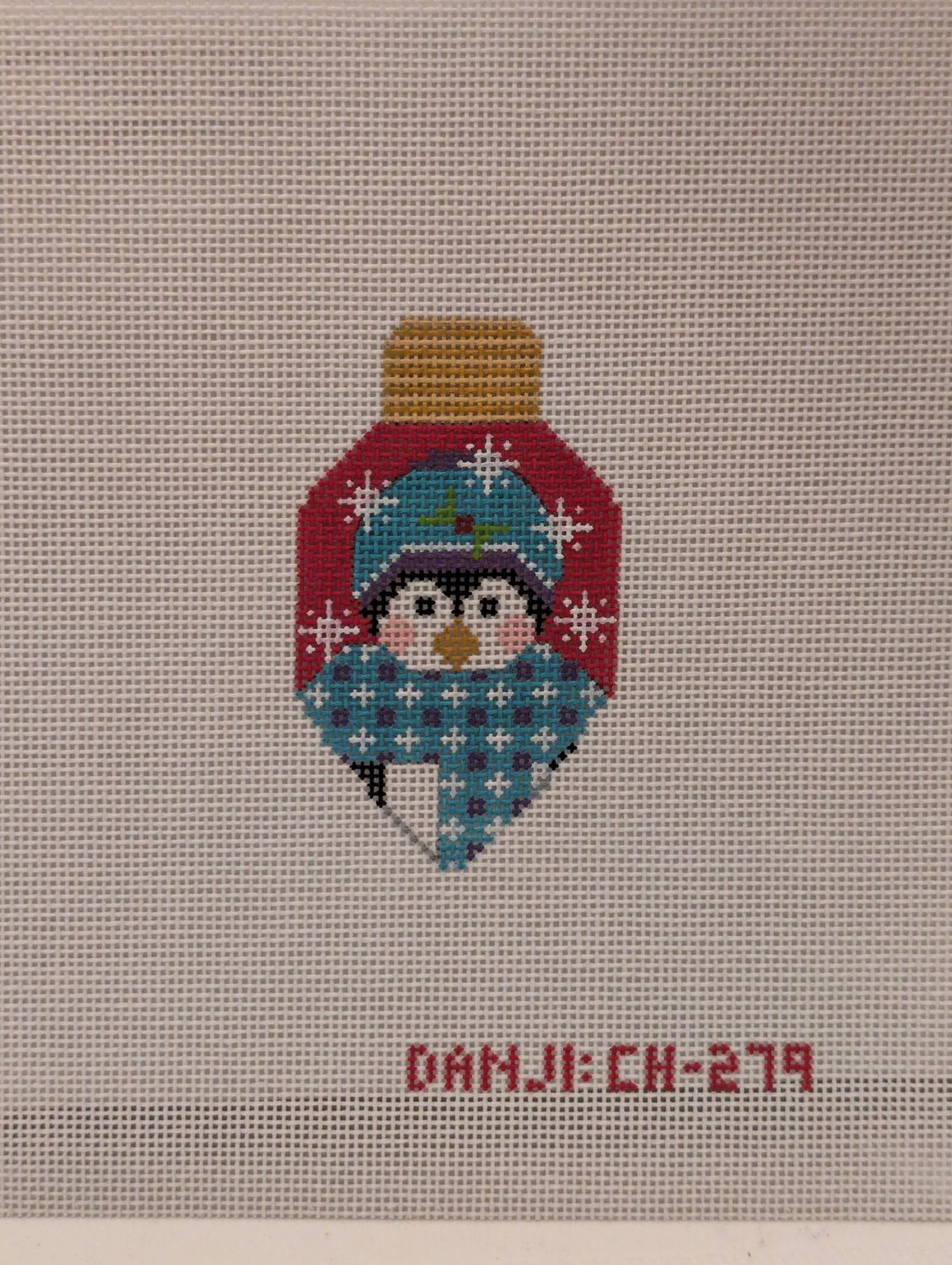 Penguin Lightbulb Ornament