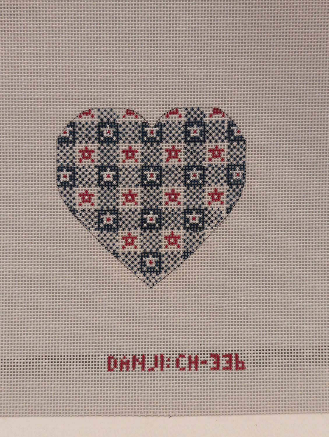 Blue and Red Heart