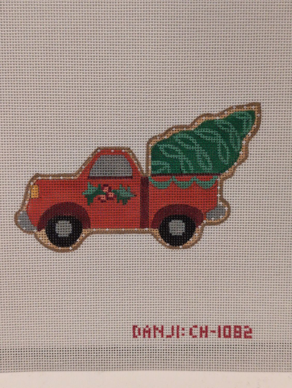 Christmas Cookie - Truck with Tree