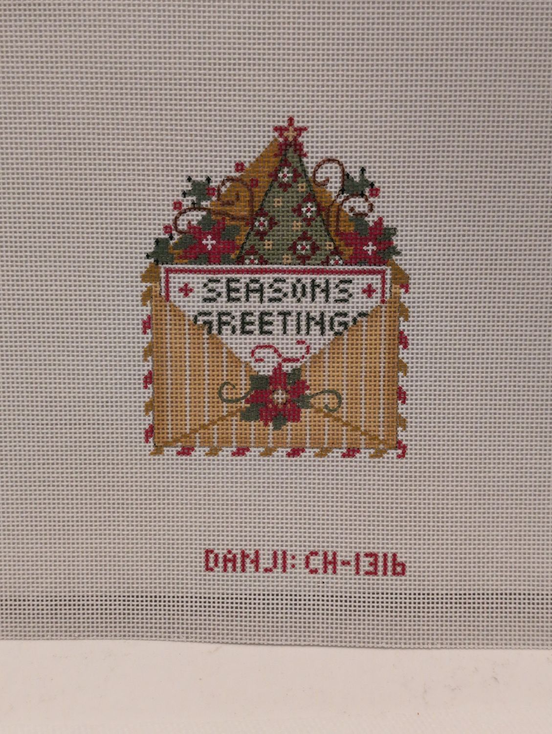 Season&#39;s Greetings Letter - stitchguide available