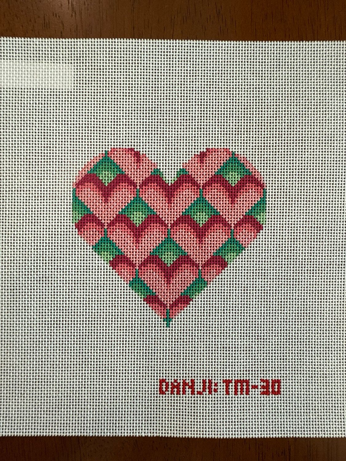 Pink/Green Heart