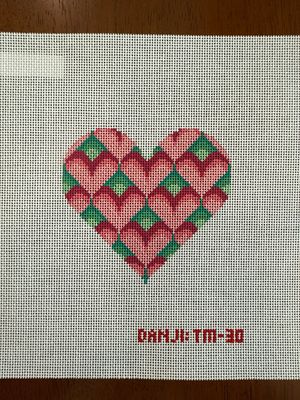 Pink/Green Heart