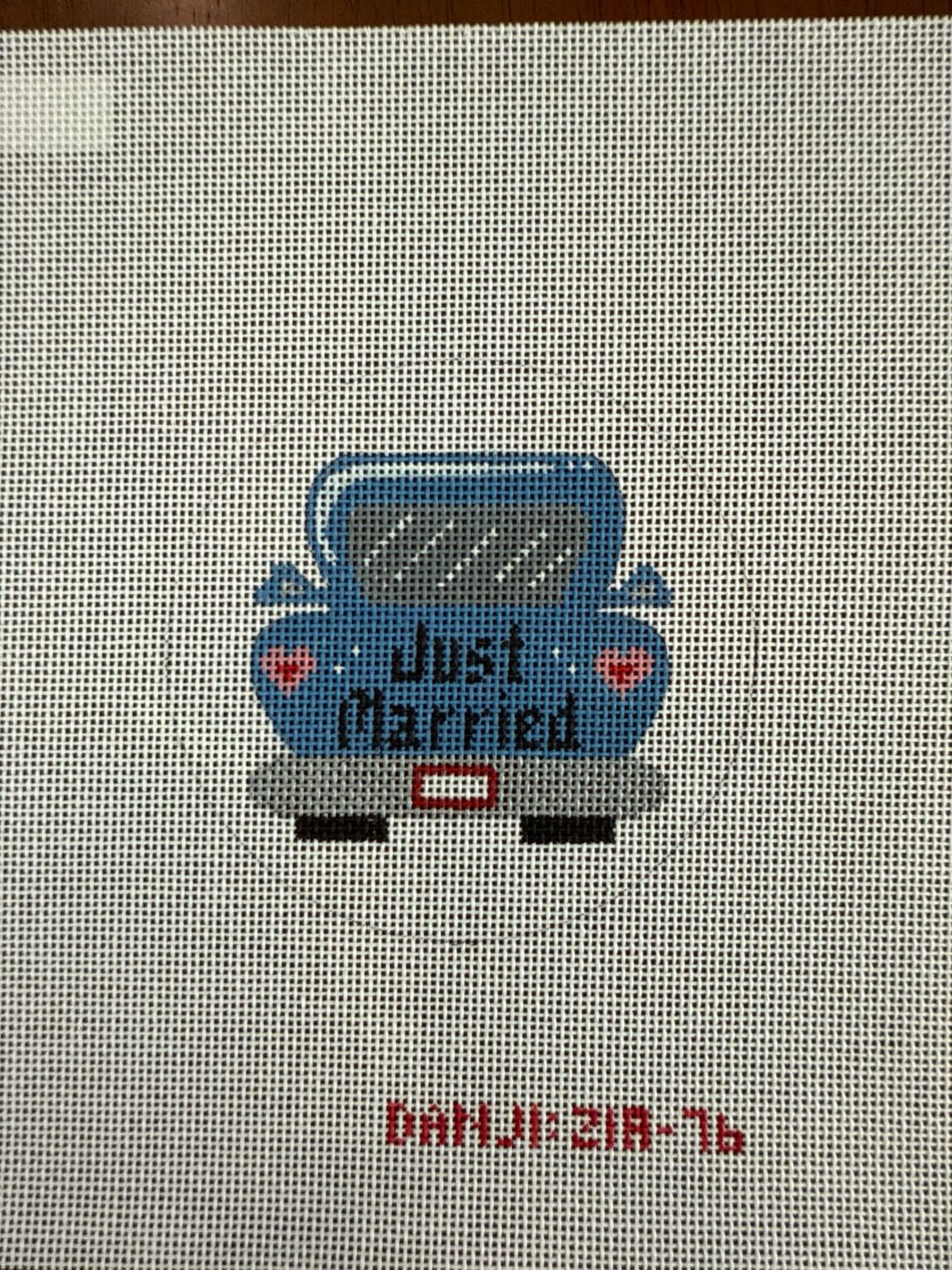 Just Married Car Ornament