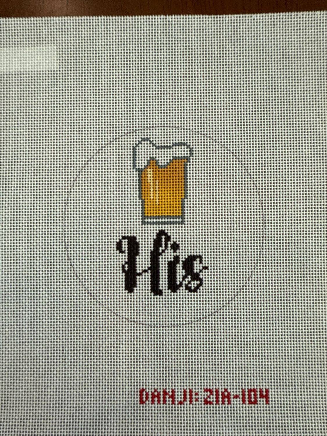 His Beer Ornament