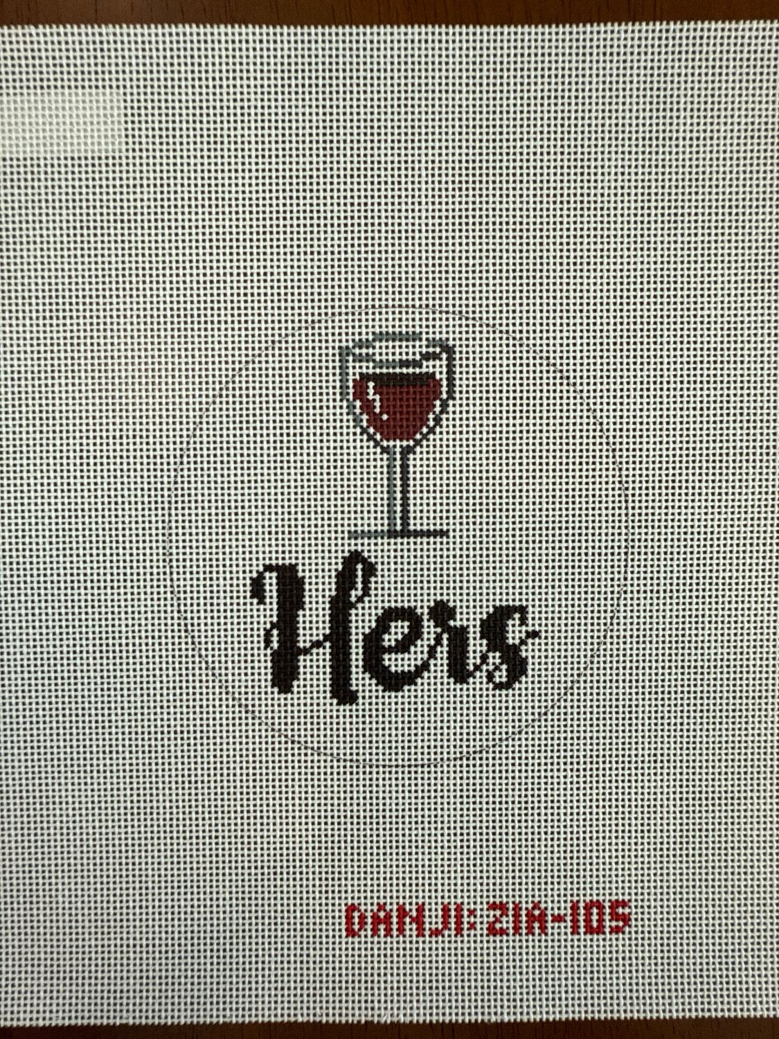 Her Wine Ornament