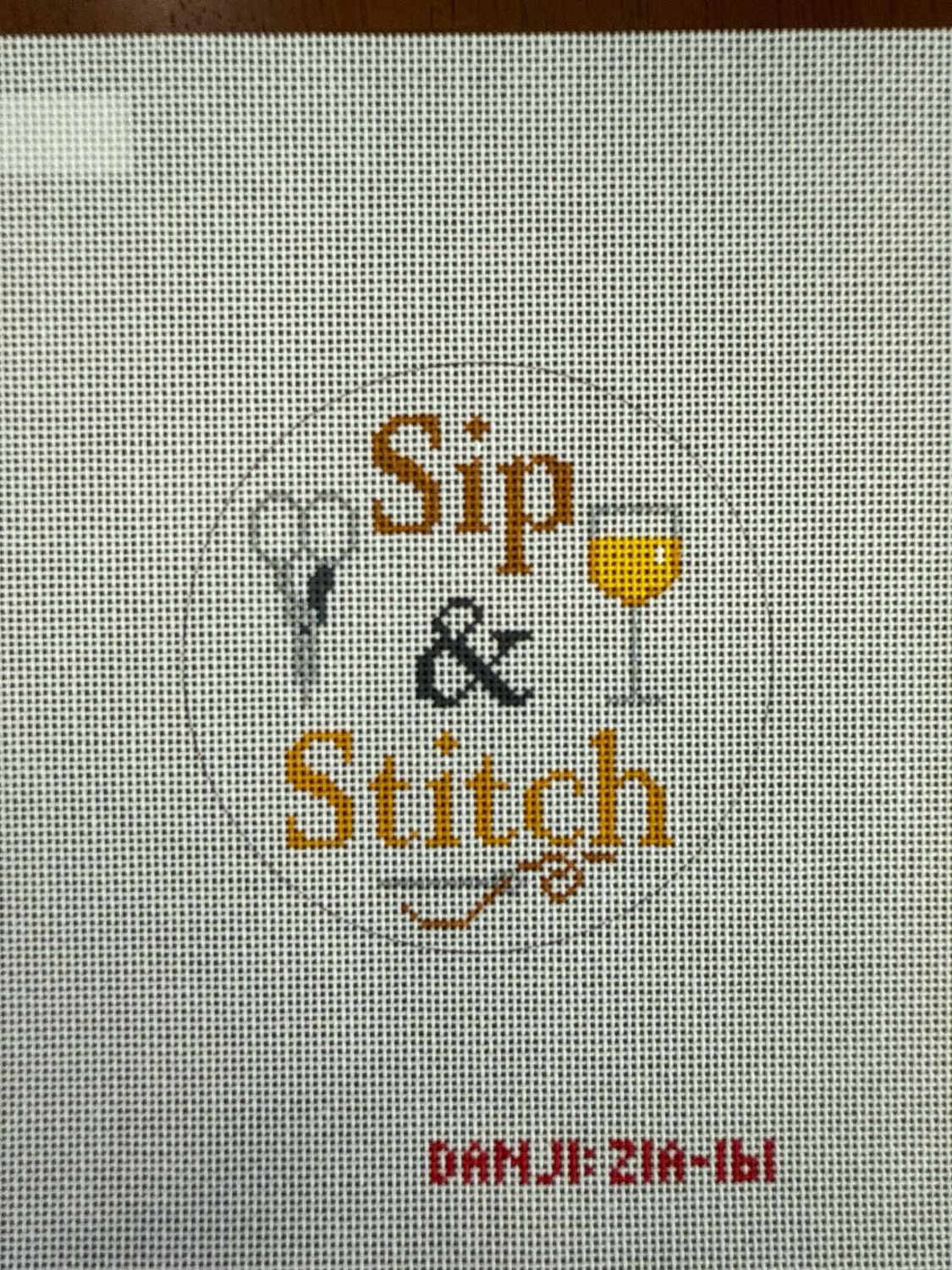 White Sip  &amp; Stitch
