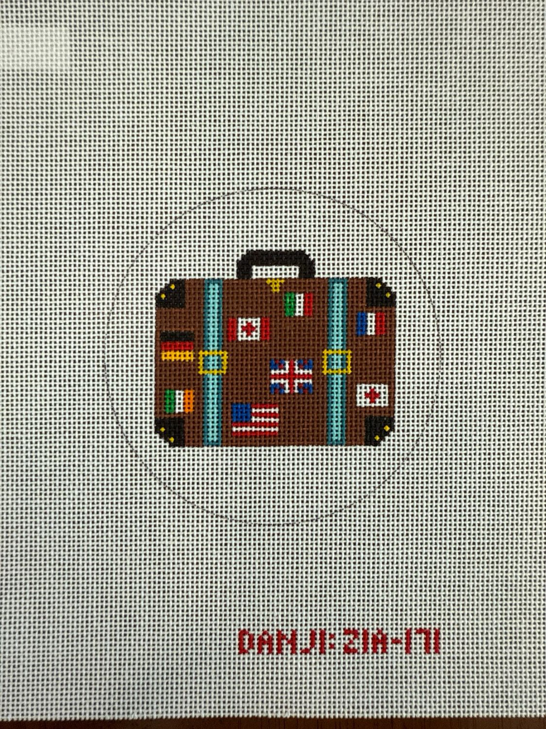 Travel Suitcase Round