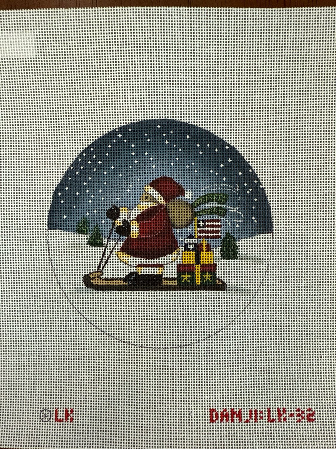Santa on Sled