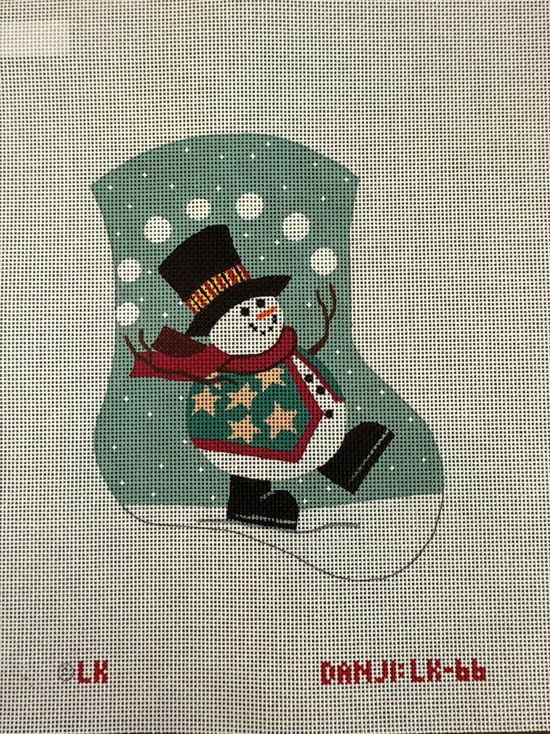 Snowman Mini Sock