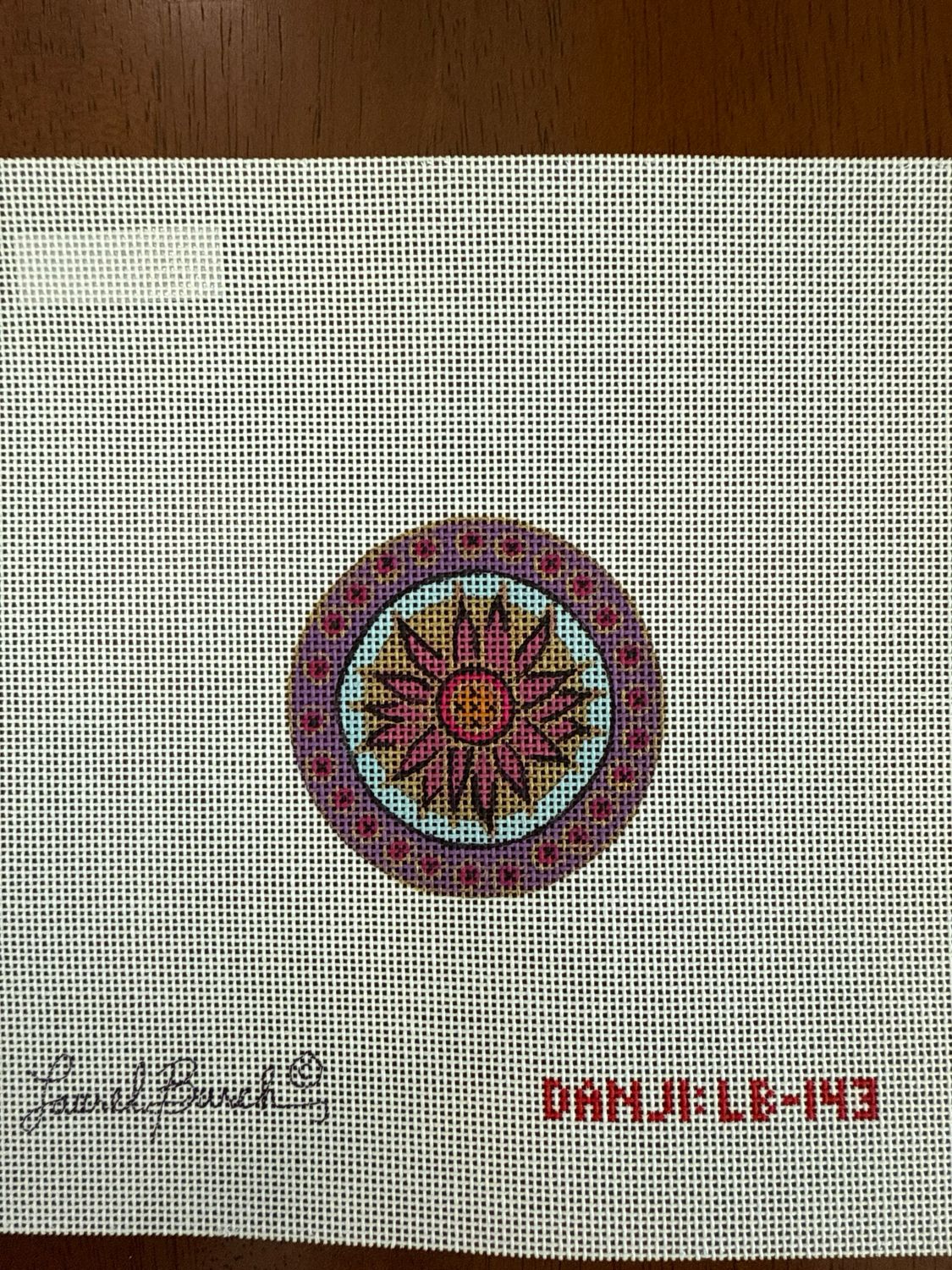 Floral Round - Fuchsia