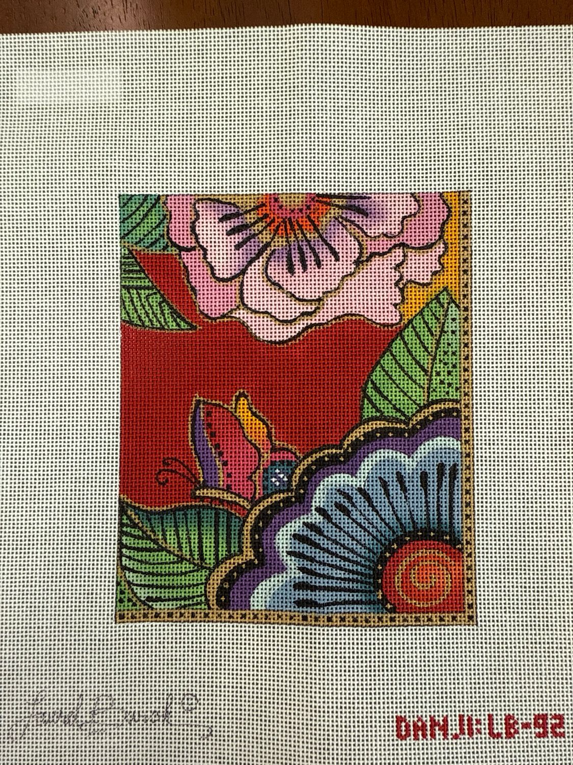 Butterfly Flower - stitchguide available