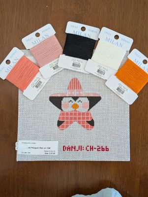 Pink Penguin Star on 13M Kit