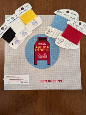 Santa Mailbox Ornament Kit