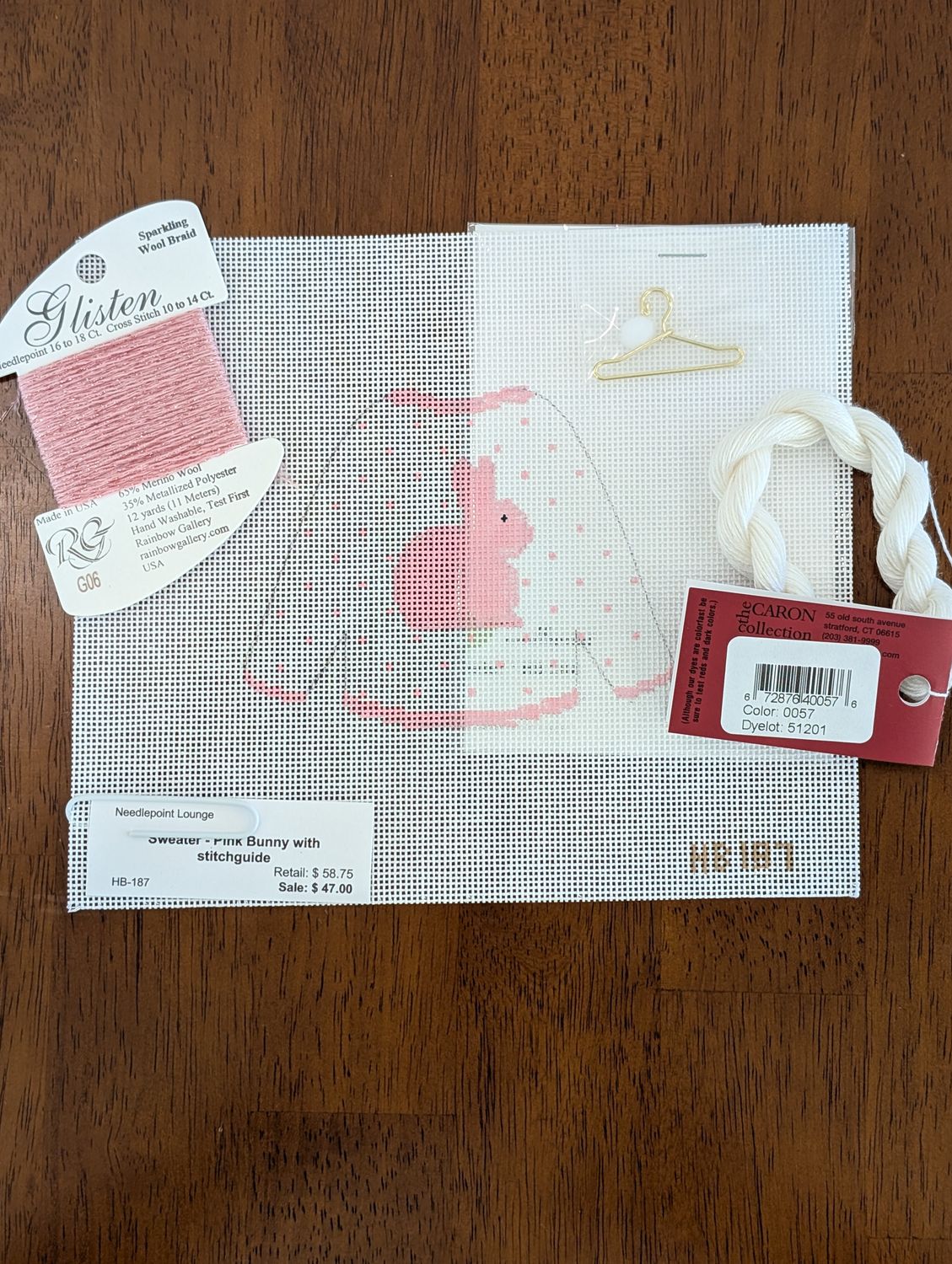 Sweater - Pink Bunny Kit
