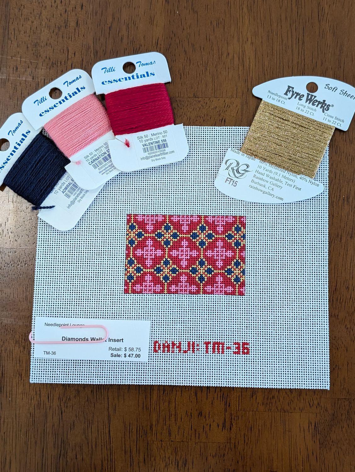 Diamonds Wallet Insert Kit