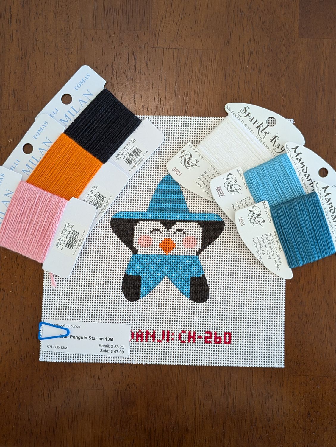 Blue Penguin Star on 13M Kit
