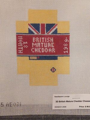 3D British Mature Cheddar Cheese