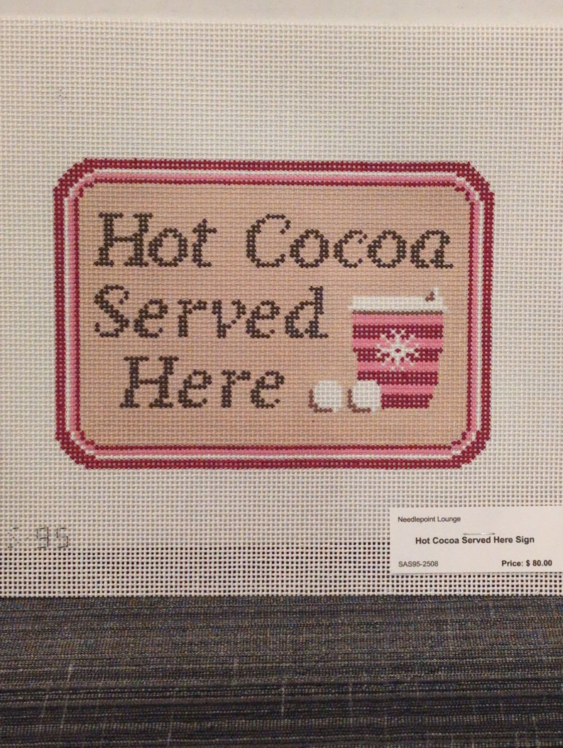 Hot Cocoa Served Here Sign