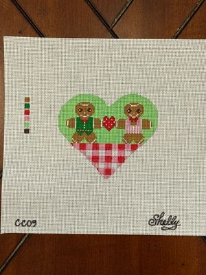 Gingerbread Couple 4.5” x 3.75”
