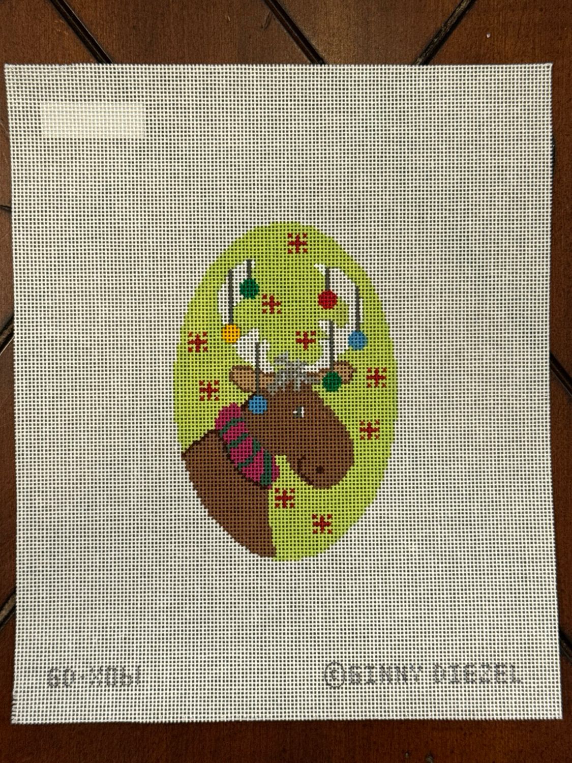 Xmas Moose 3.5” x 5” 18M