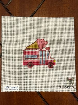 Ice Cream Truck 4” x 4” 18M